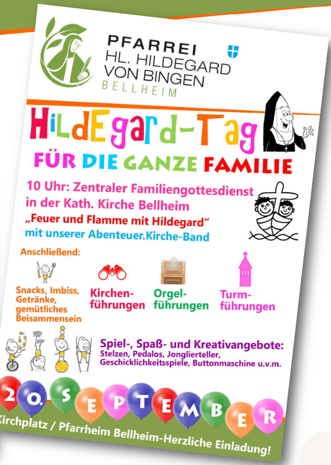 So. 20.Sep., Hildegardtag für die ganze Familie